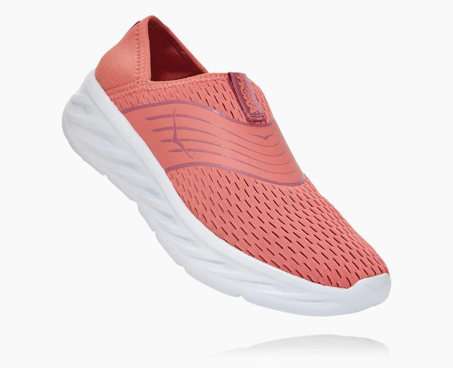 Hoka One One Sandaler Dame - Ora Porno - Orange/Hvide - 498632SLE